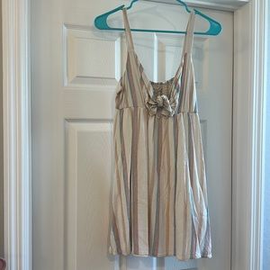 Altar’d State front tie striped dress